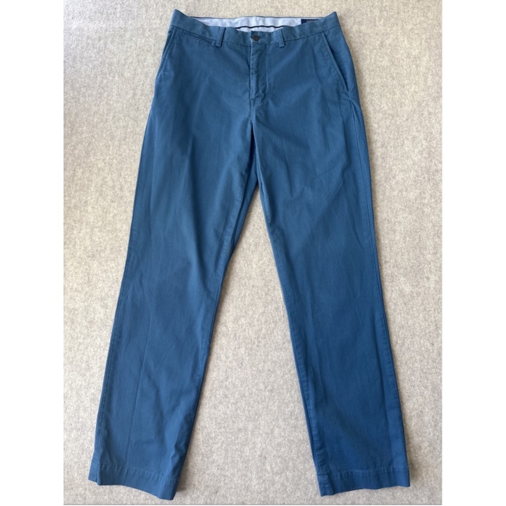 Polo Ralph Lauren Stretch Classic Fit Chino Pants Mens Actual 32x33 Slate Blue